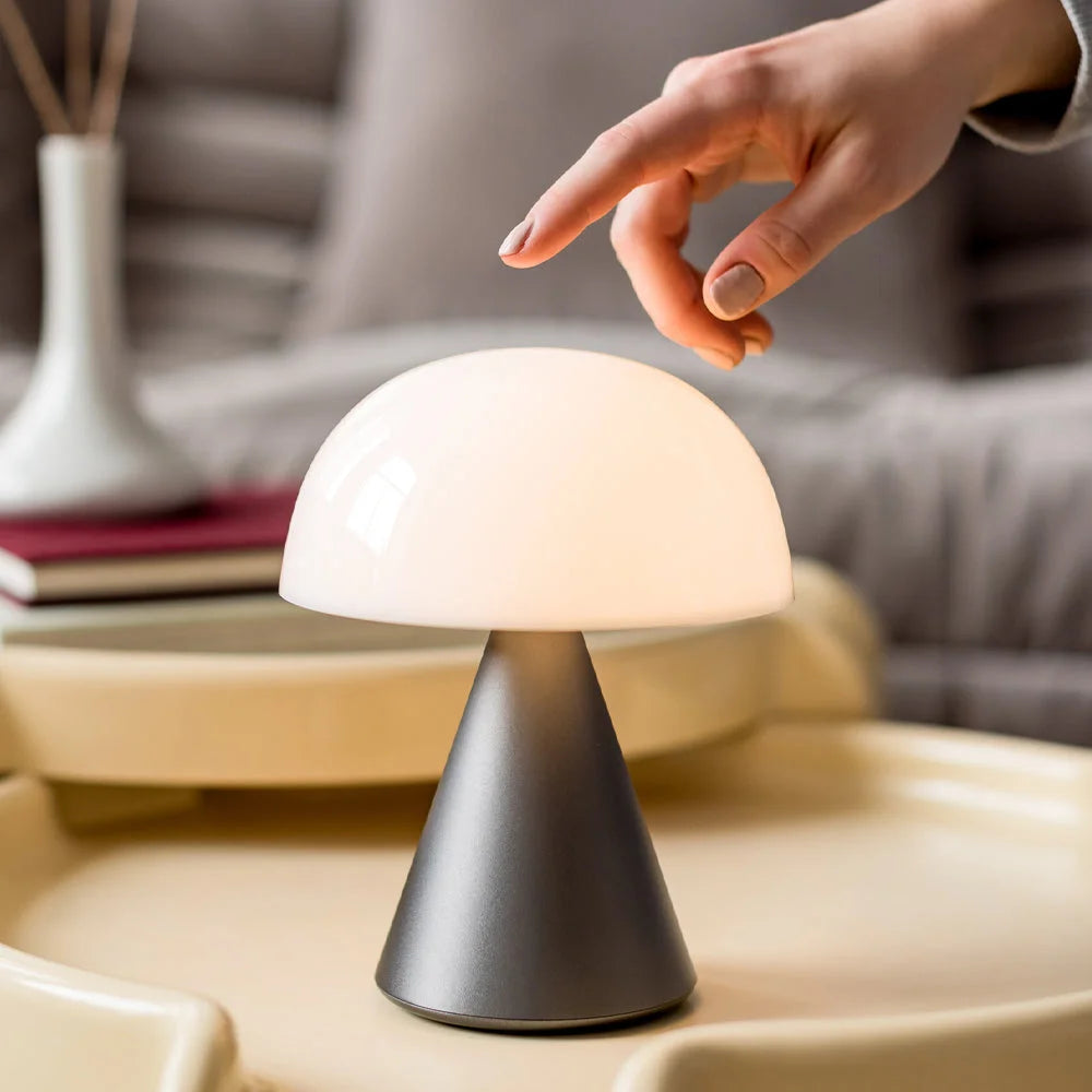 Lexon Mina L Large Portable Led Lamp - Gunmetal - Home &