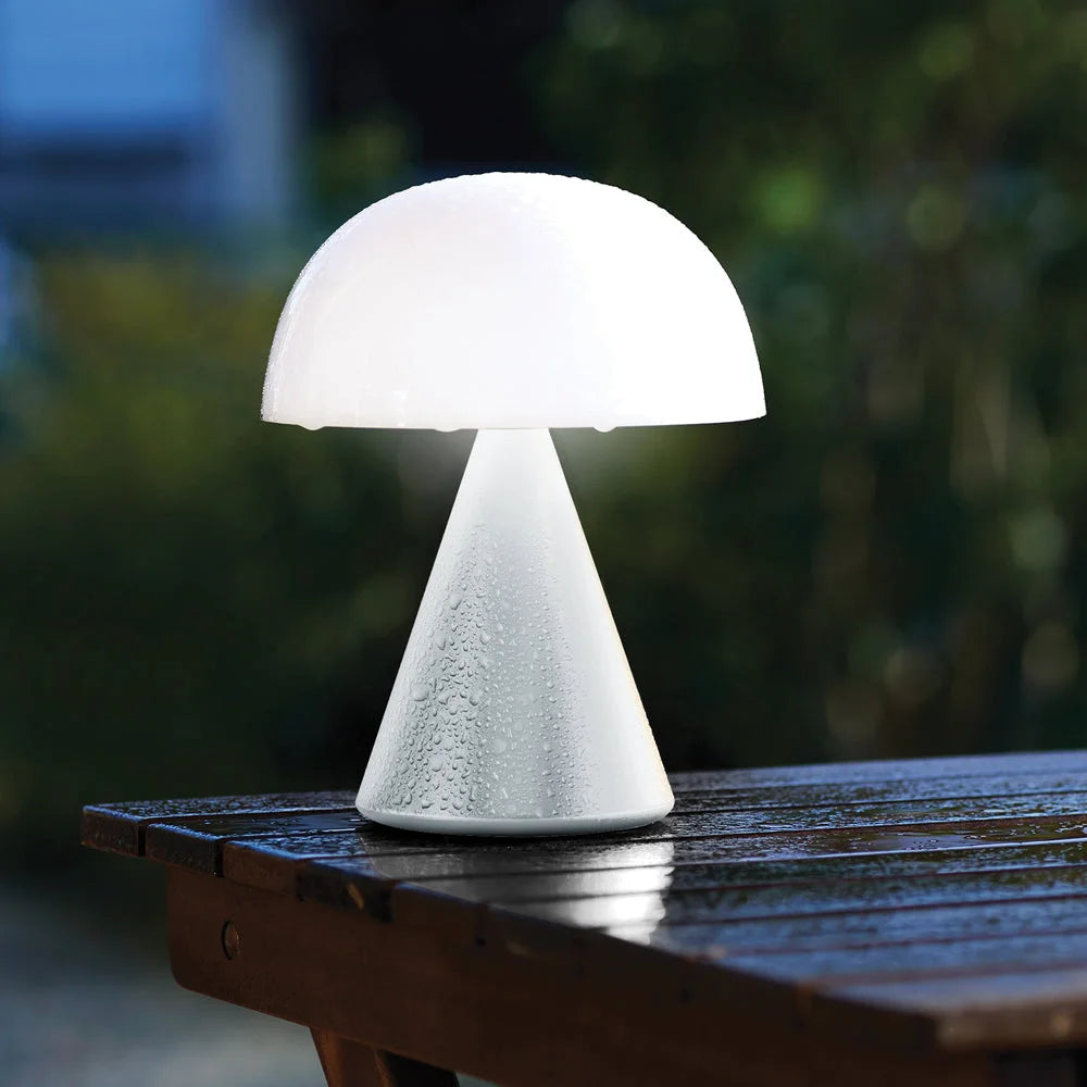 Lexon Mina L Large Portable Led Lamp - White - Home &
