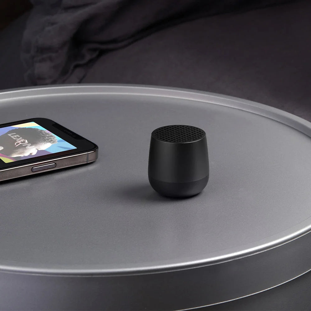 Lexon Mino+ Mini Bluetooth Speaker - Black - Audio & Video