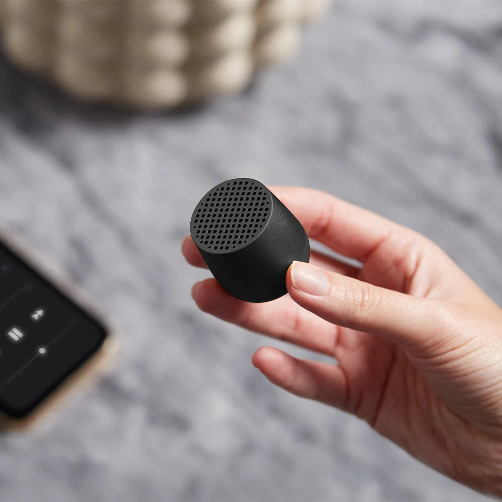 Lexon Mino+ Mini Bluetooth Speaker - Black - Audio & Video