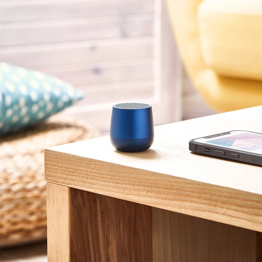 Lexon Mino+ Mini Bluetooth Speaker - Blue - Audio & Video >