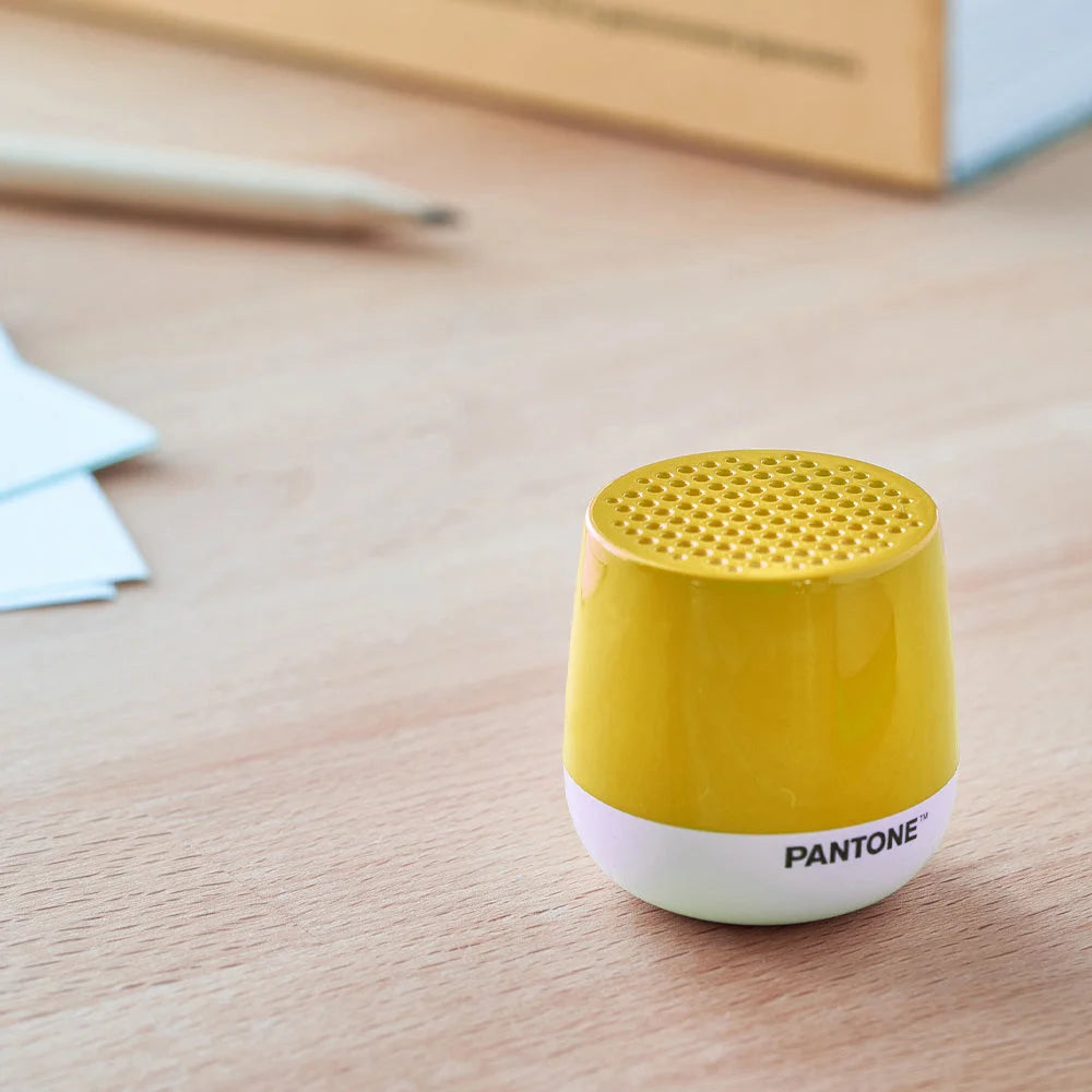 Lexon Mino+ Mini Bluetooth Speaker PANTONE - Yellow - Audio