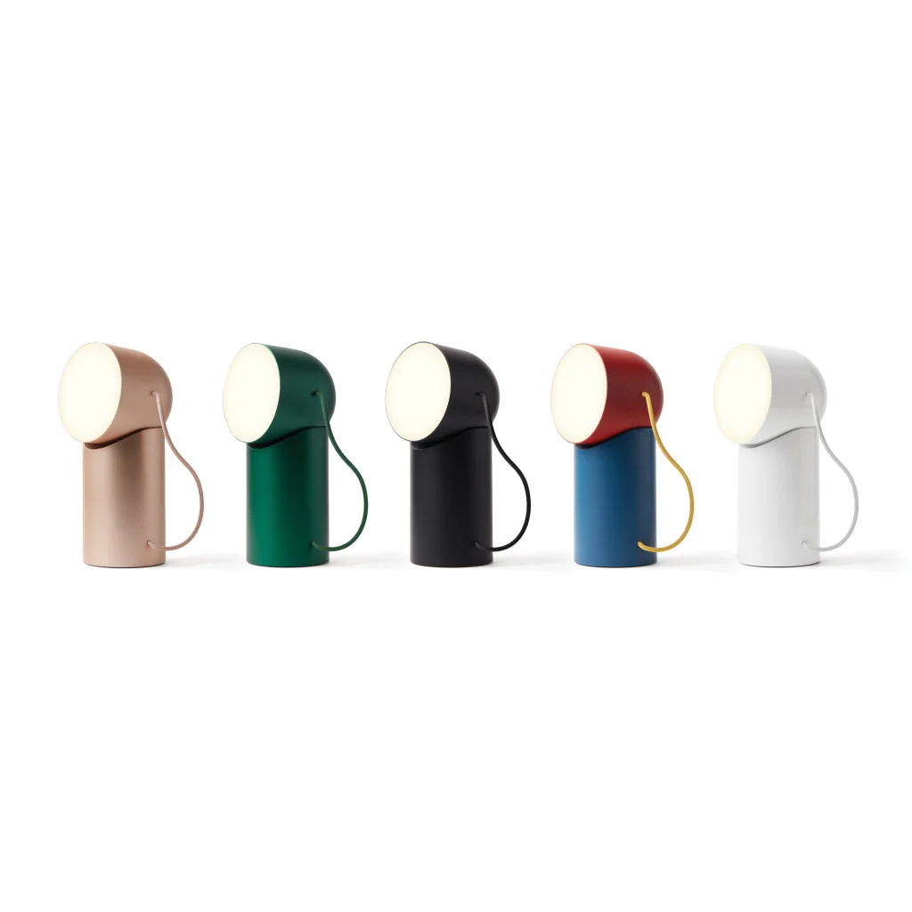 Lexon Orbe Portable Led Lamp With Moving Head - Green