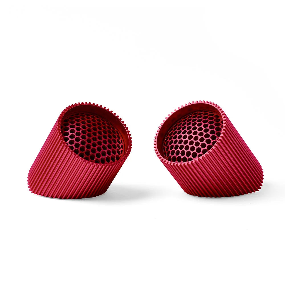Lexon Ray Set Of Magnetic Bluetooth Speakers - Red - Audio