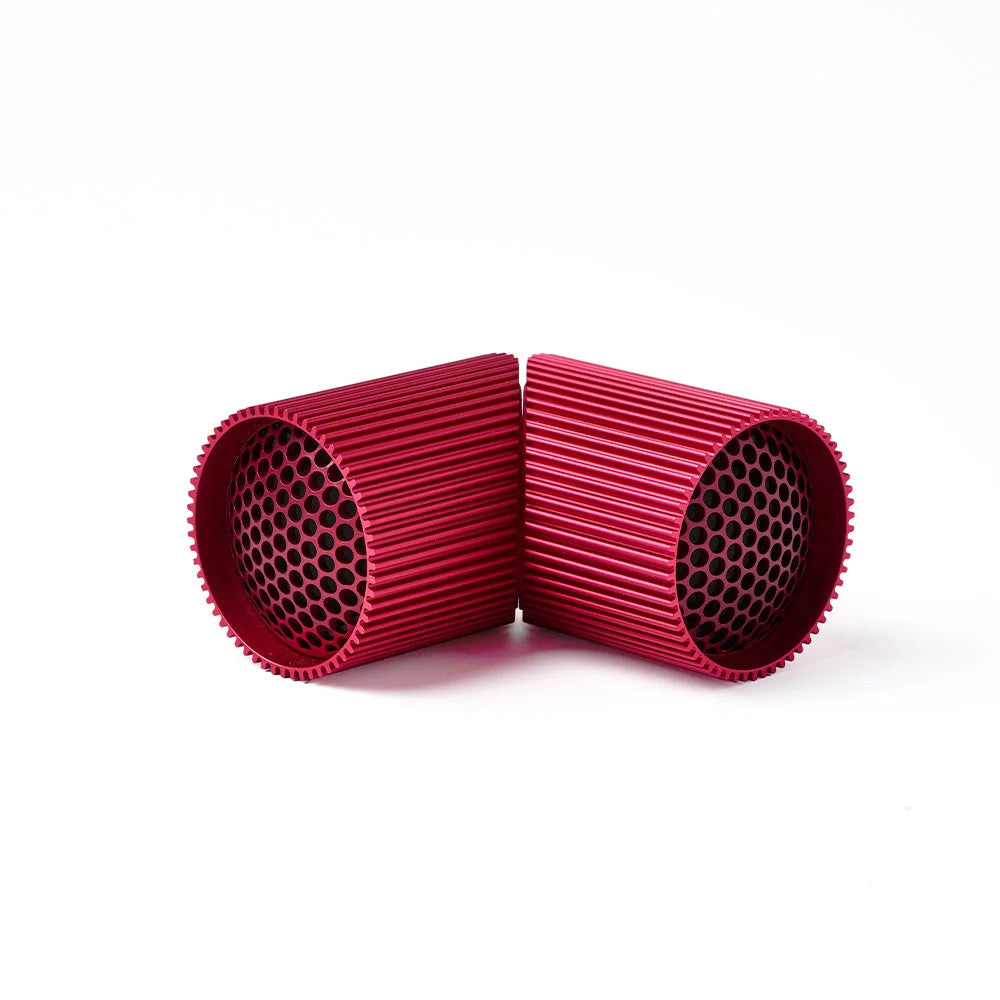 Lexon Ray Set Of Magnetic Bluetooth Speakers - Red - Audio