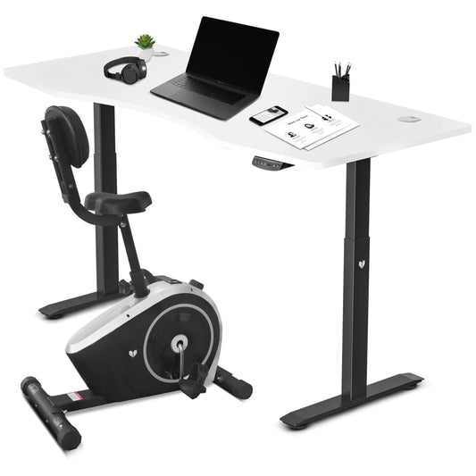 Lifespan Cyclestation 3 Exercise Bike with ErgoDesk