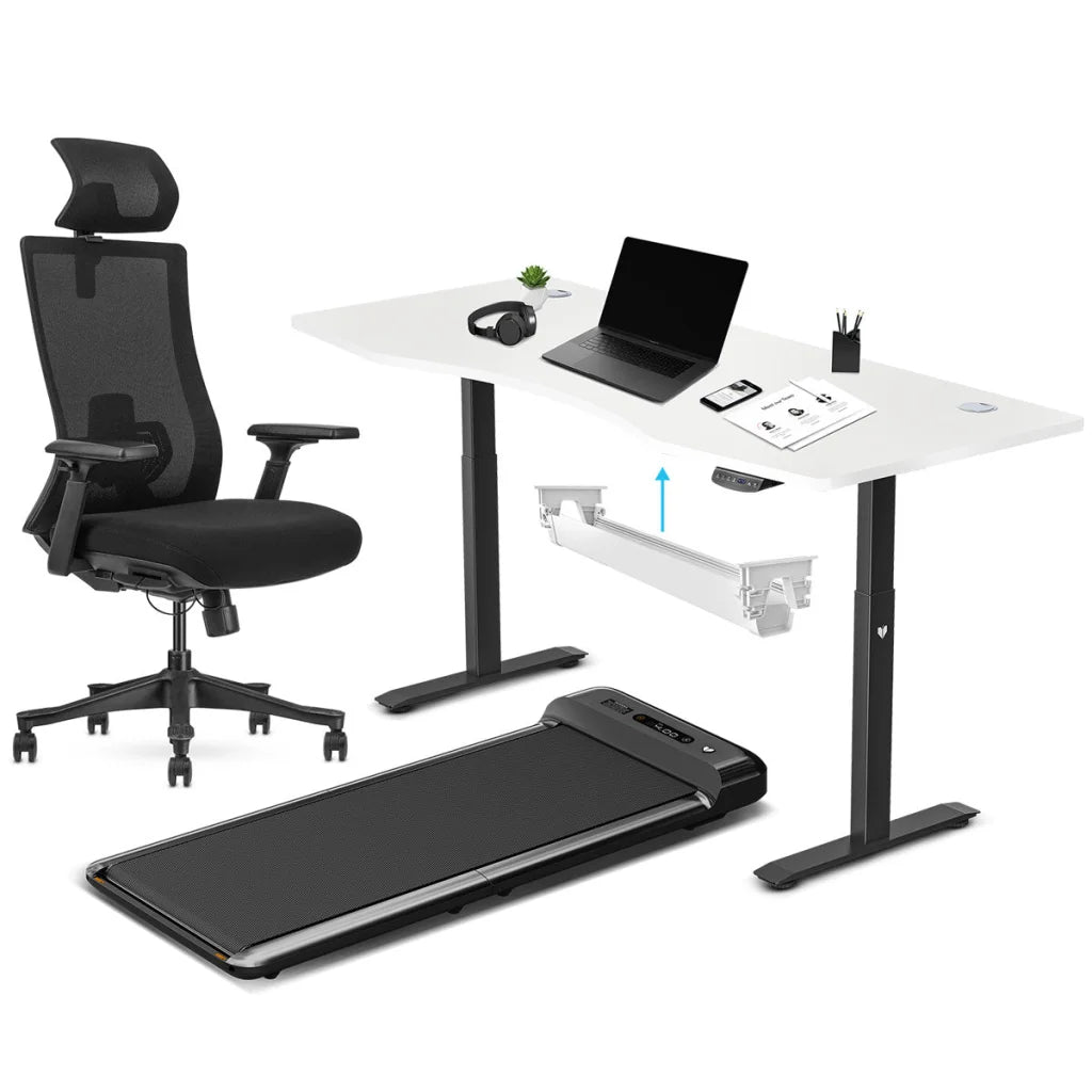 Lifespan Fitness WalkingPad M2 + ErgoDesk 1800mm White