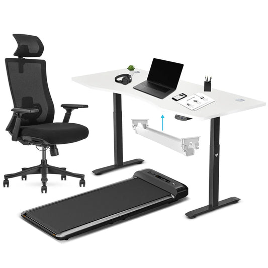 Lifespan Fitness WalkingPad M2 + ErgoDesk 1800mm White