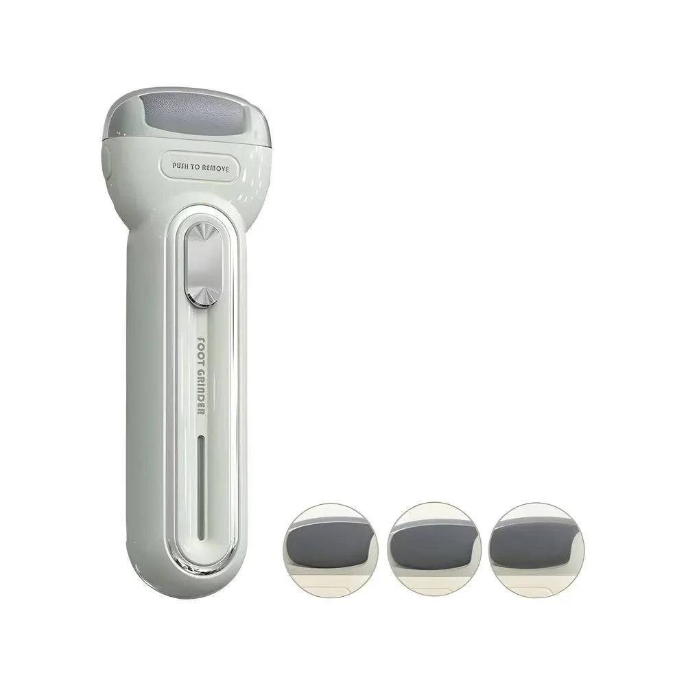 Light Green Electric Foot Grinder with USB Charging