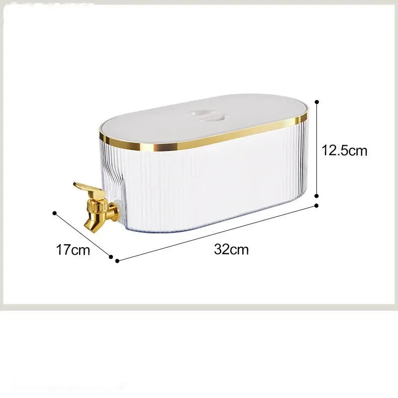 Light Green Refrigerator Cold Water Dispenser - 5.3L Fruit