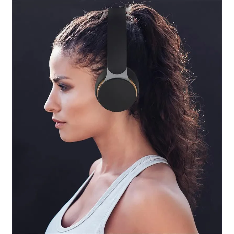 Light Green Wireless Bluetooth Headphones with Noise