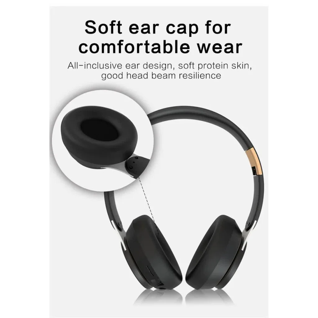 Light Green Wireless Bluetooth Headphones with Noise