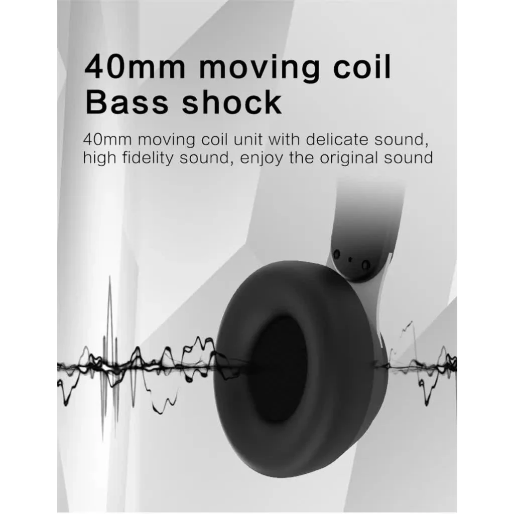 Light Green Wireless Bluetooth Headphones with Noise