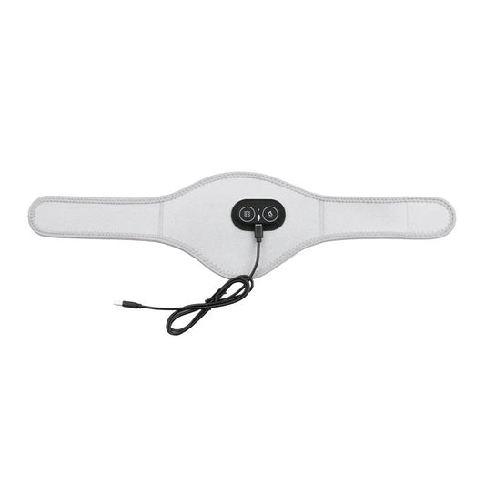 Light Grey Heated Vibrating Neck Wrap - USB Powered