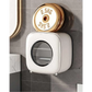 Light Khaki Wall-Mounted Bathroom Tissue Box - Waterproof