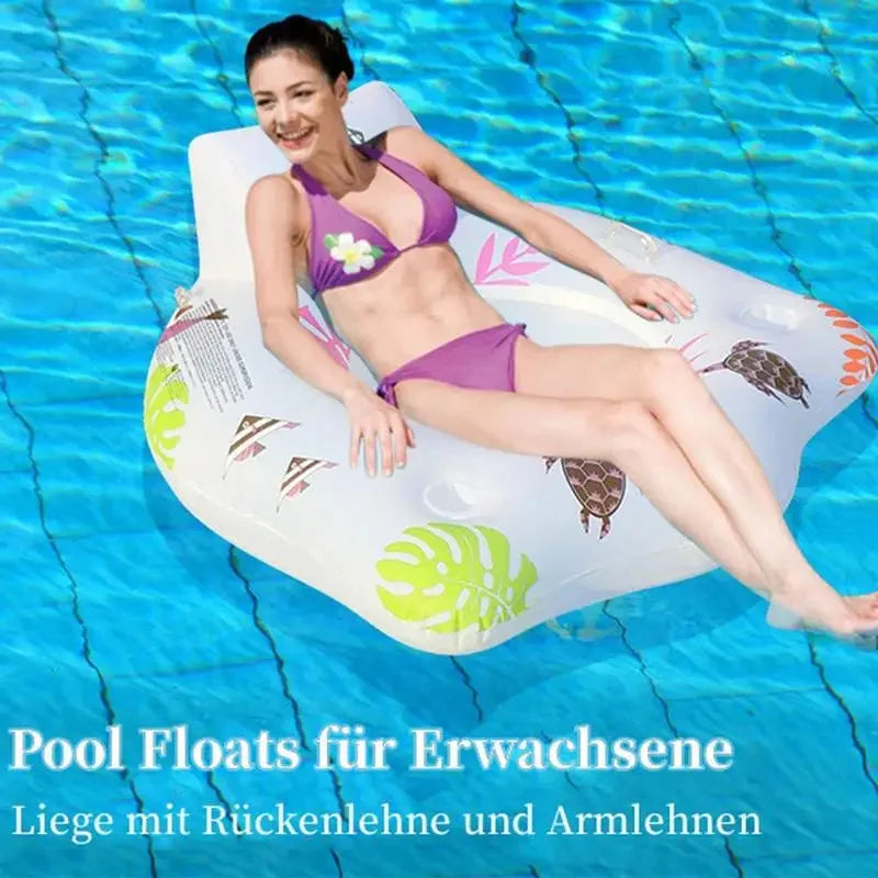 Light-Up Inflatable Pool Float Chair - Outdoor Recreation