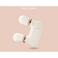 Light yellow Portable Dual Head Mini Massager - 5 Modes