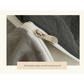 Lightblue-grey 1.5m Bed Fitted Sheet Set with 200x230cm