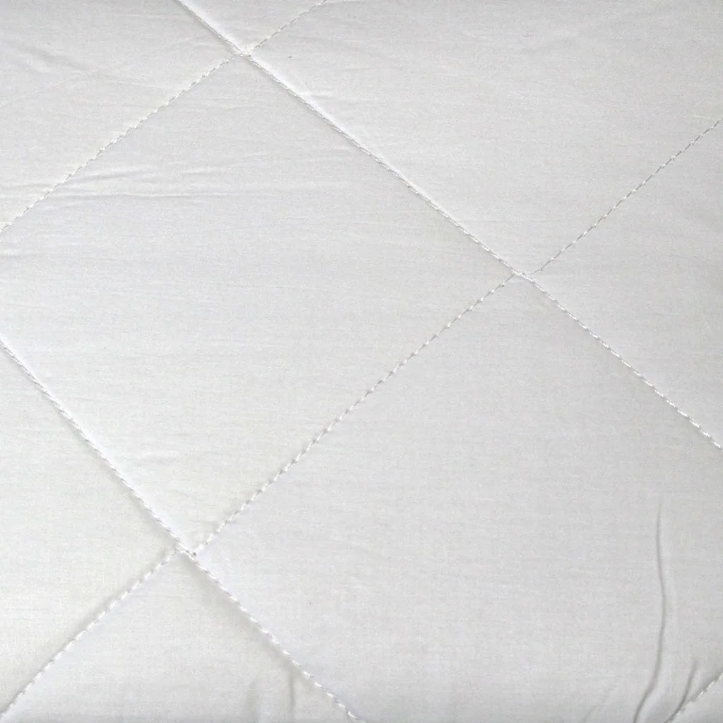 Lightly Quilted Mattress Protector Cotton Top Single - Home
