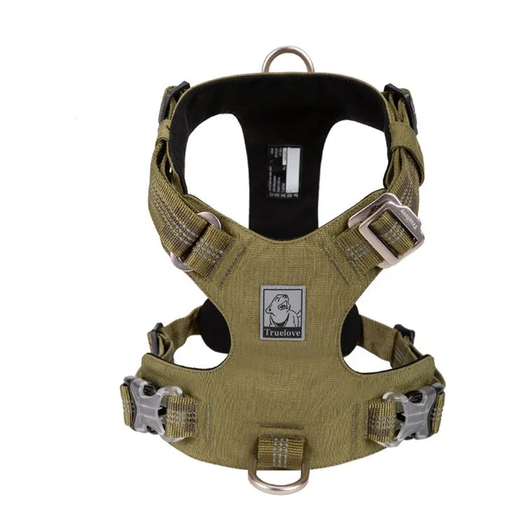 Lightweight 3M Reflective Harness - Army Green (2XS)