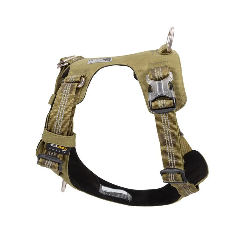 Lightweight 3M Reflective Harness - Army Green (L)
