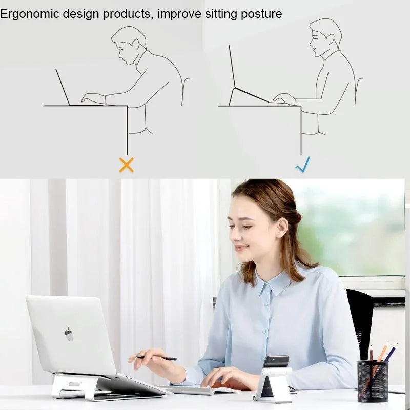 Lightweight Laptop Stand - Aluminum Alloy - Electronics >