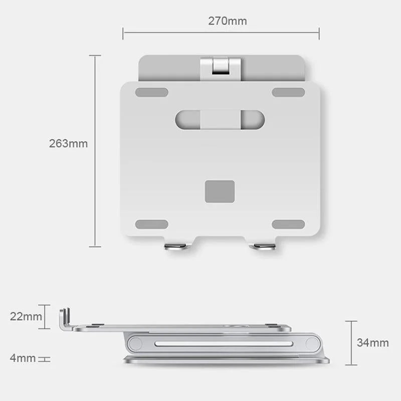 Lightweight Laptop Stand - Aluminum Alloy - Electronics >