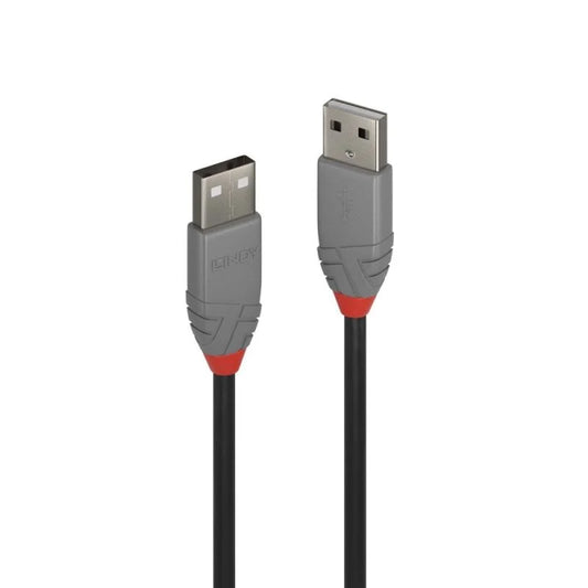 LINDY 1m USB2 A-A Anthra Line Cable