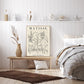 Line Art By Henri Matisse Wall Art - Wood Frame Canvas 60cm