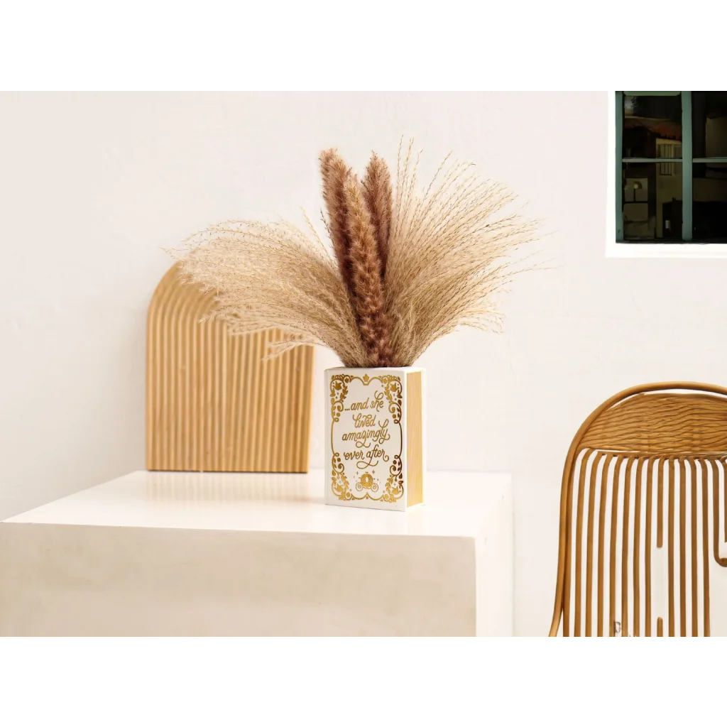 Literary Book Vase - Creative Ceramic Planter & Desk