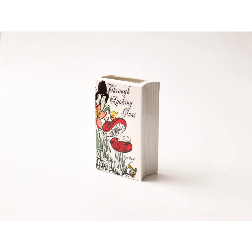 Literary Book Vase - Creative Ceramic Planter & Desk