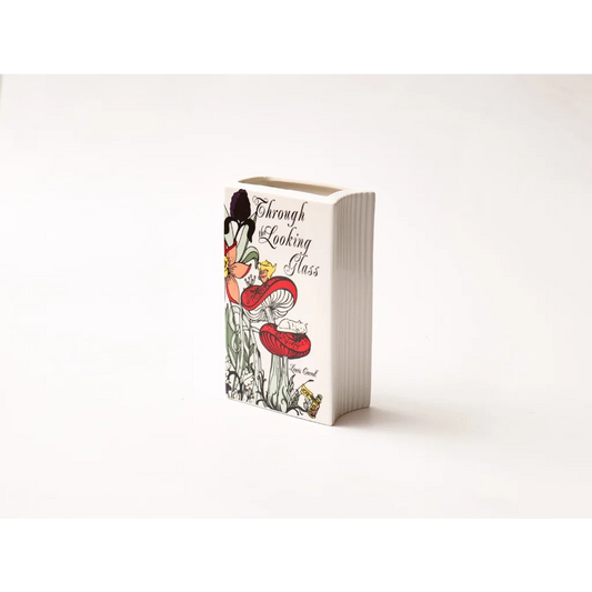 Literary Book Vase - Creative Ceramic Planter & Desk