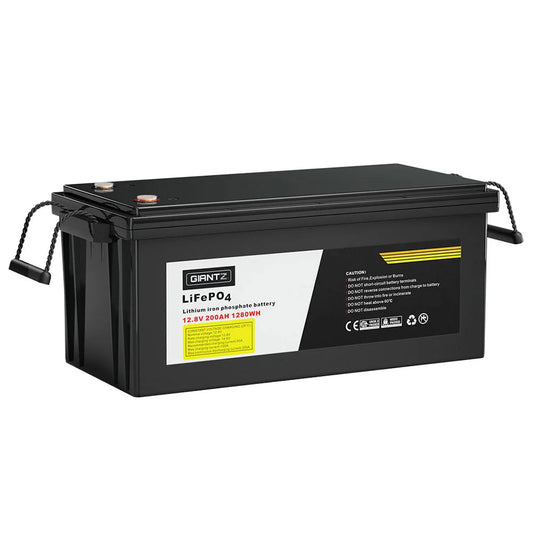 Lithium Iron Battery 200AH 12.8V LiFePO4 Deep Cycle for 4WD