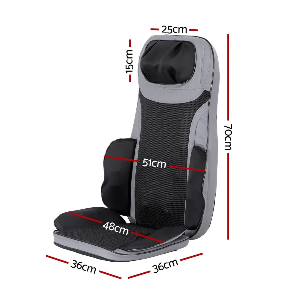 Livemor 8-nodes Full Back Massage Cushion Heating Massage