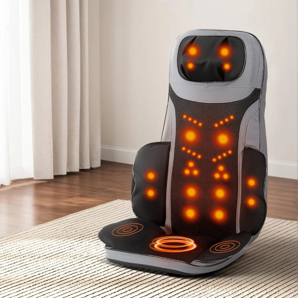 Livemor 8-nodes Full Back Massage Cushion Heating Massage