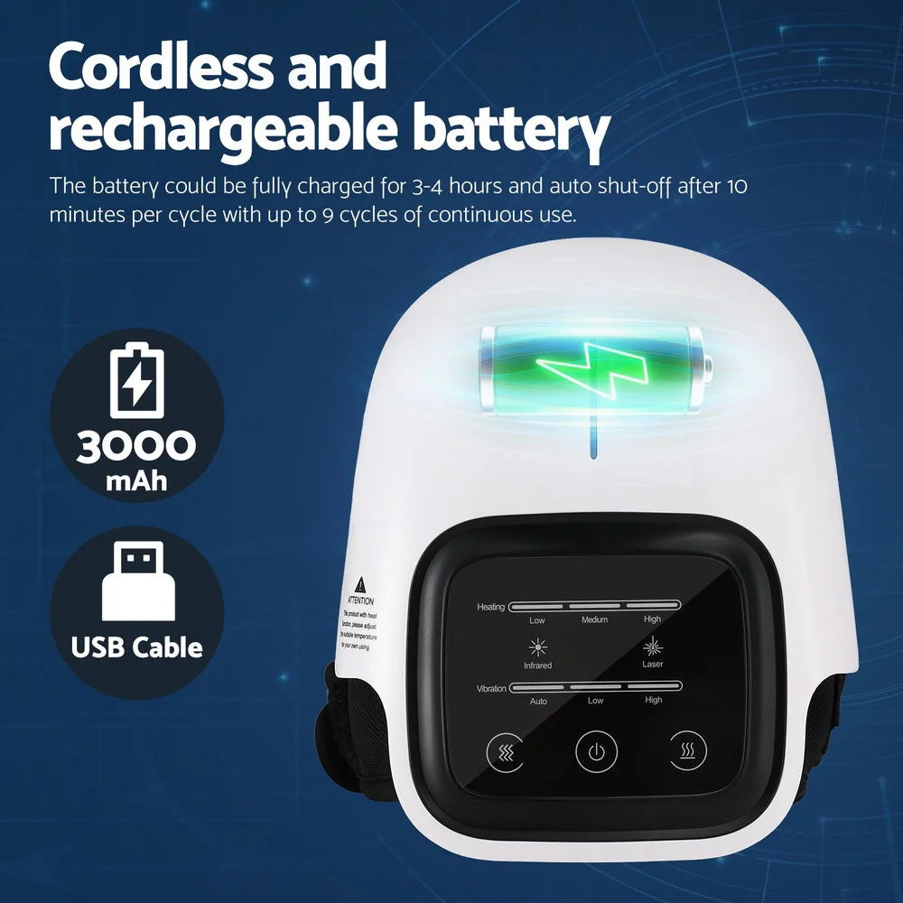 Livemor Knee Massager Vibration Infrared Heating Therapy