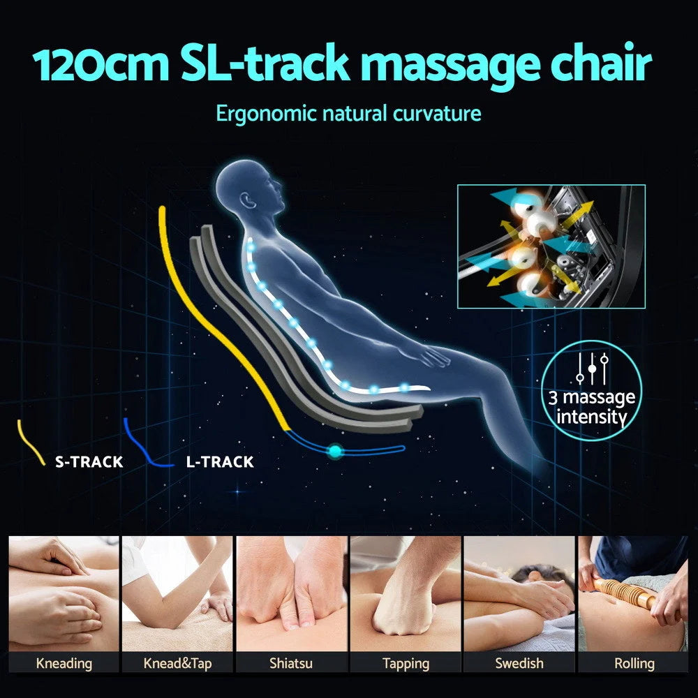 Livemor Massage Chair Electric Recliner Home Massager 3D