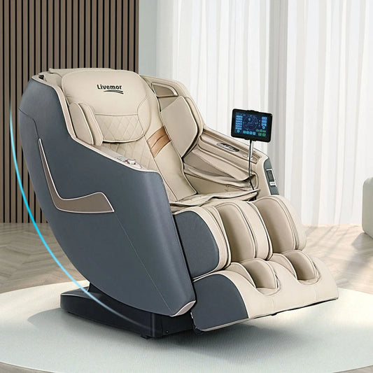 Livemor Massage Chair Electric Recliner Home Massager 3D