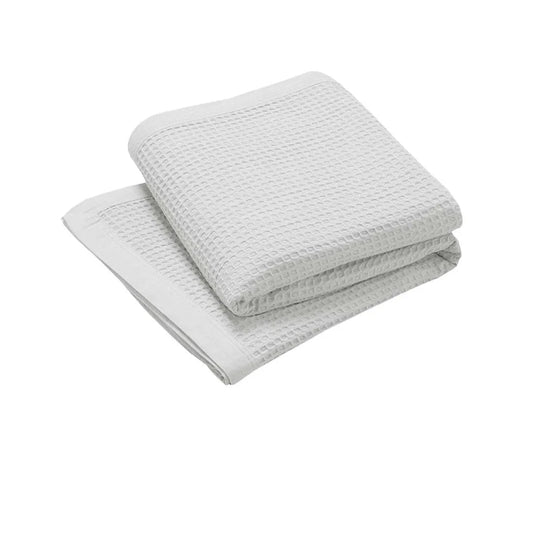Living @ Home 350gsm 100% Cotton Breathable Waffle Blanket