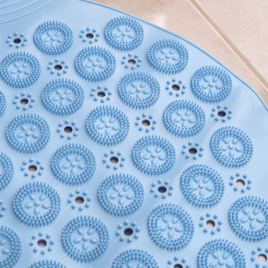 Living Today Non-Slip Massager Bathroom Mat - BLUE