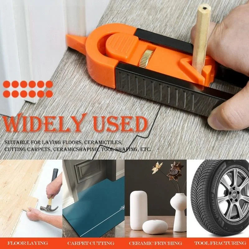 Locking Contour Gauge for Precise Profile Scribing - Tools