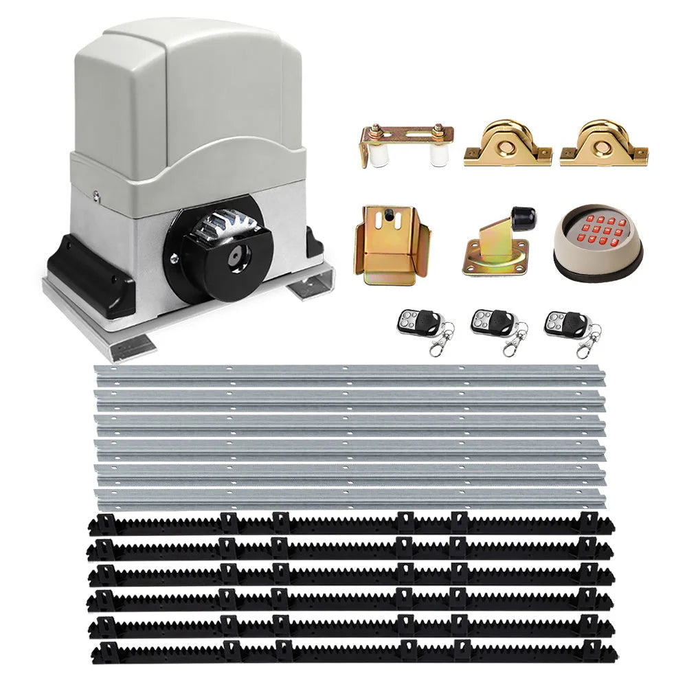LockM Sliding Gate Opener 800KG 6M Hardware Kit - Home &