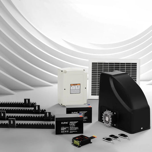 Lockmaster Automatic Sliding Gate Opener Kit 10W Solar