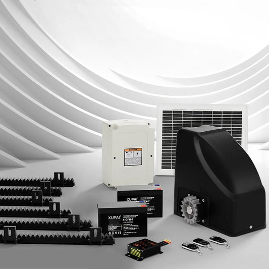 Lockmaster Automatic Sliding Gate Opener Kit 10W Solar
