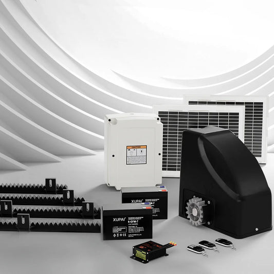 Lockmaster Automatic Sliding Gate Opener Kit 20W Solar 4M