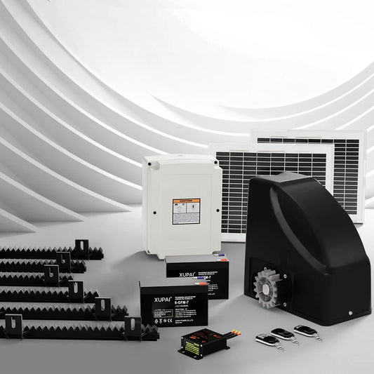 Lockmaster Automatic Sliding Gate Opener Kit 20W Solar