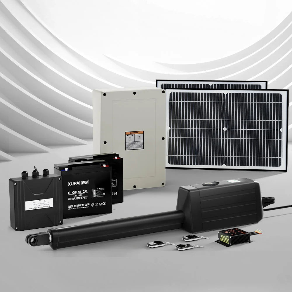 Lockmaster Single Swing Gate Opener 40W Full Solar Power