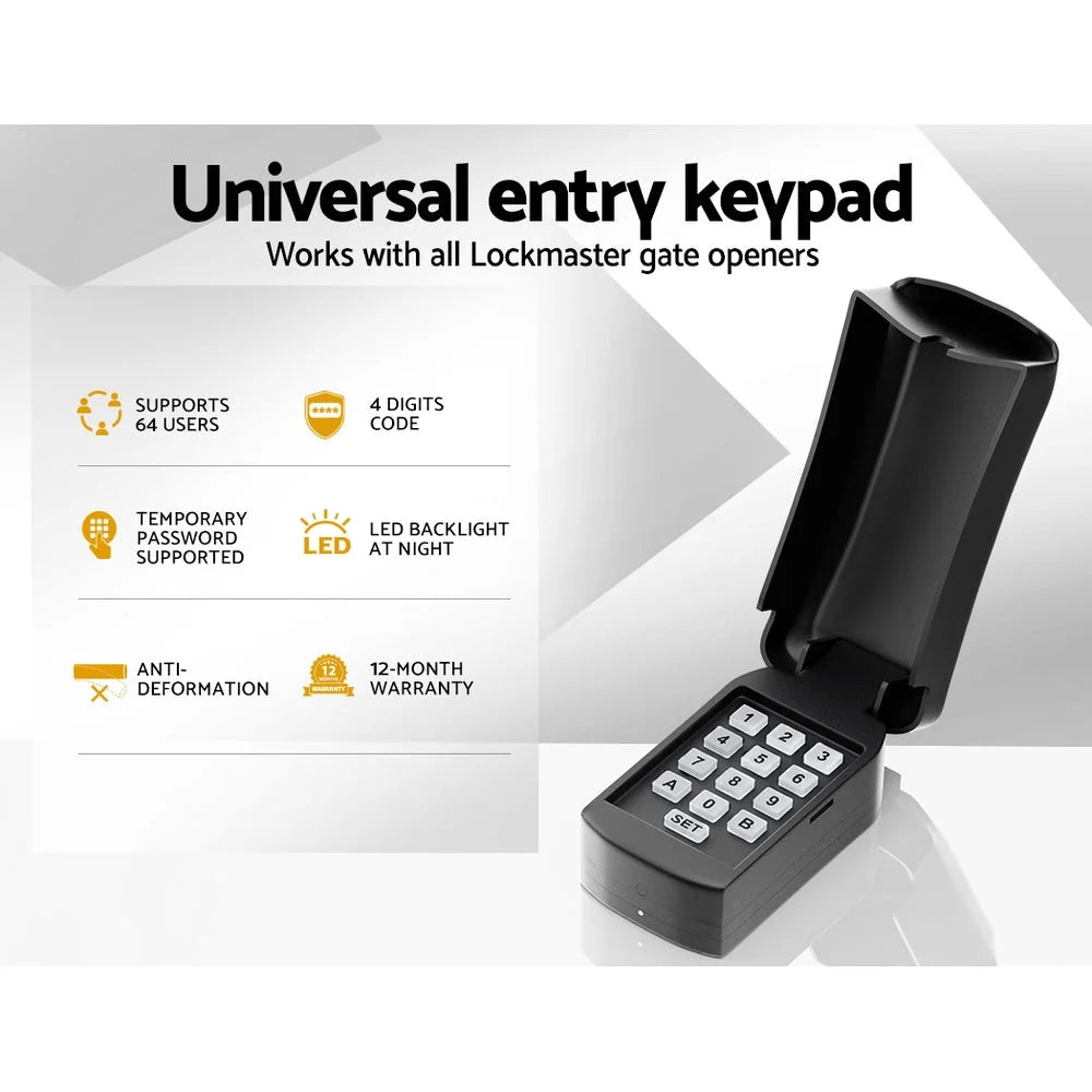 Lockmaster Universal Wireless Wired Keypad Security Control