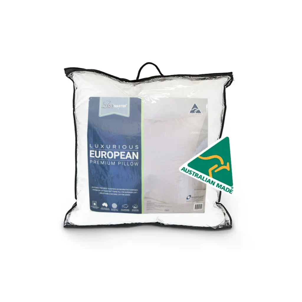 LoftMLuxurious Cotton Cover Premium European Pillow 65x65cm