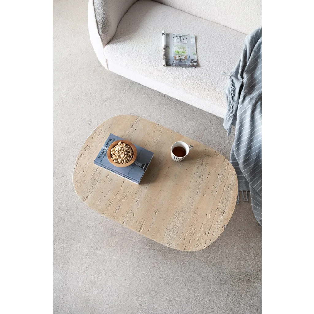 LOGAN CEMENT COFFEE TABLE - Furniture > Living Room >